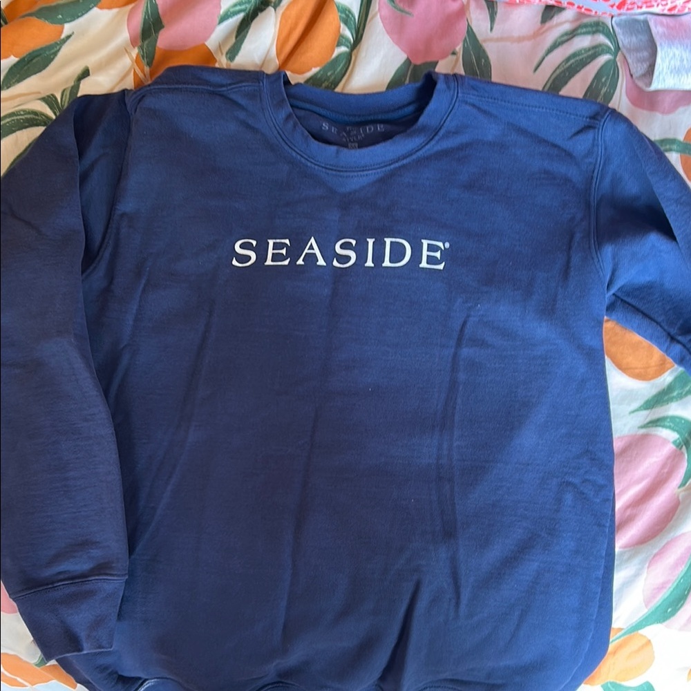 Seaside crewneck blue